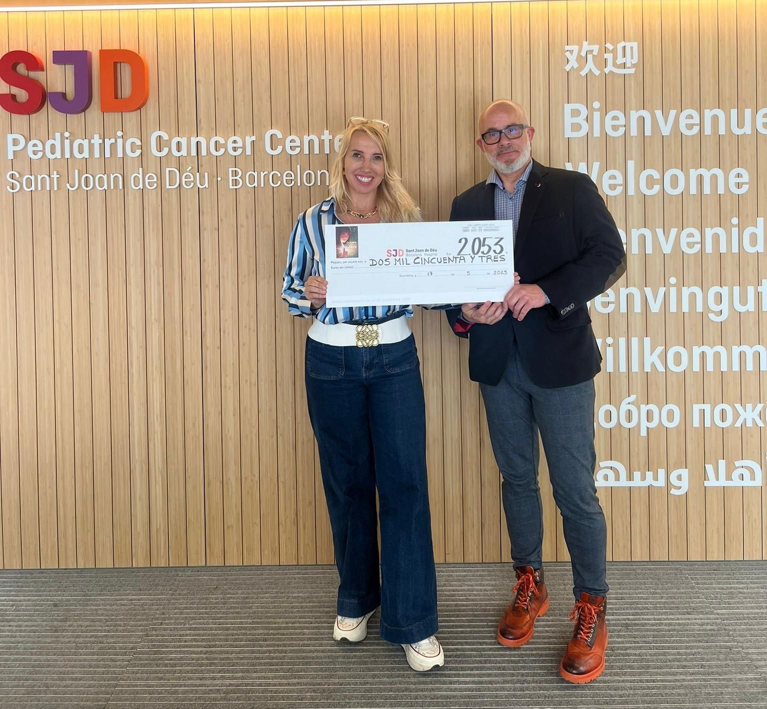 Acto de donación al Pediatric Cancer Center Barcelona