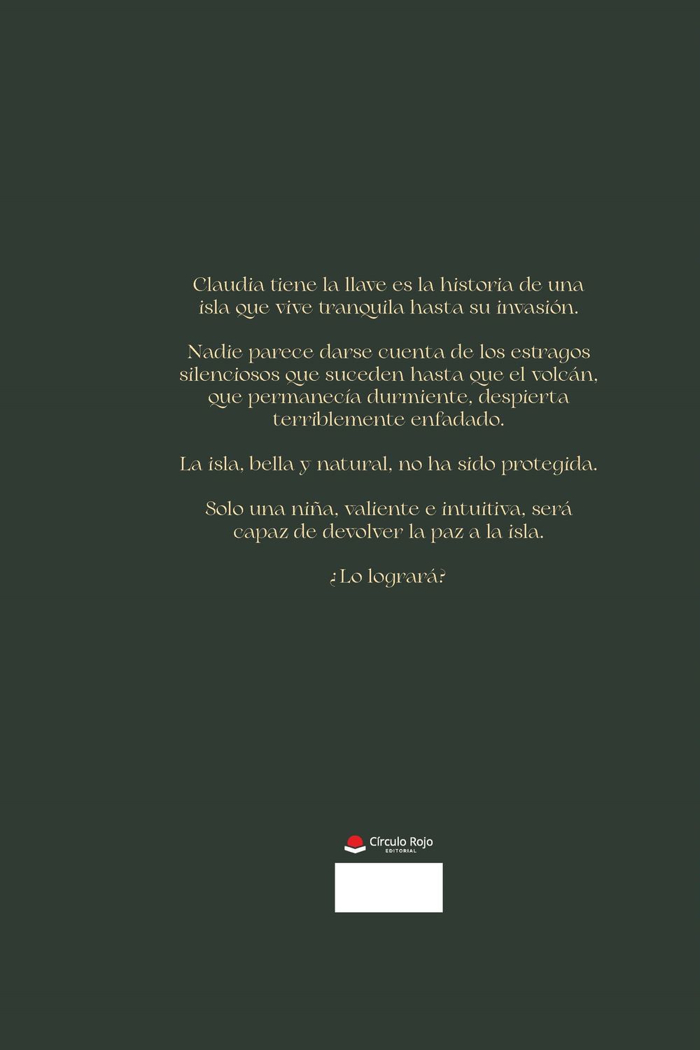 Contraportada del cuento